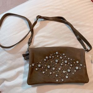 NWT Wilson's Leather Vintage studded leather bag